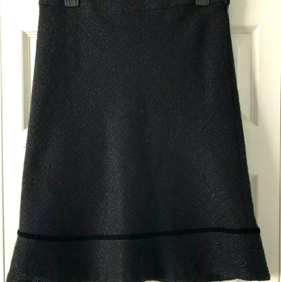 GAP Black Wool Skirt - Picture 1 of 6